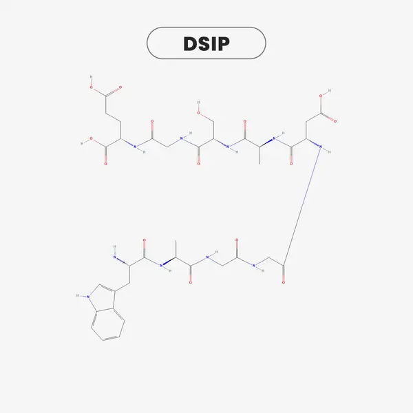 DSIP 10mg — chemical structure