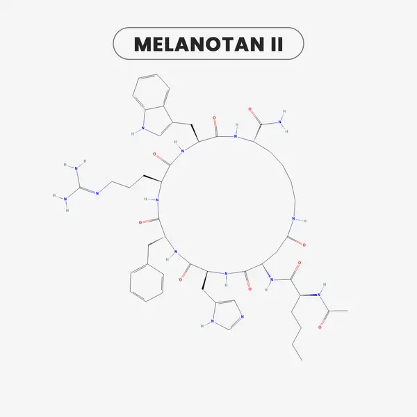 MELANOTAN II — chemical structure
